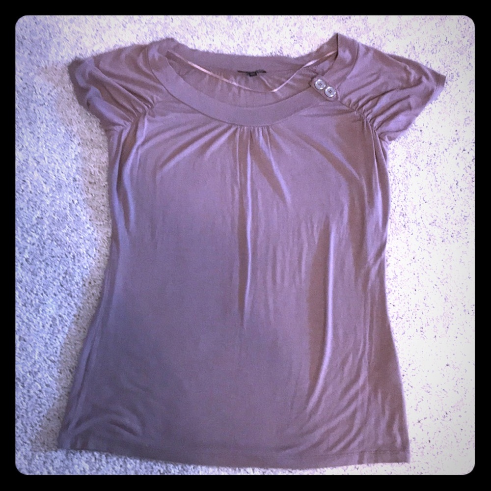 Le Chateau Tan Shirt Dress